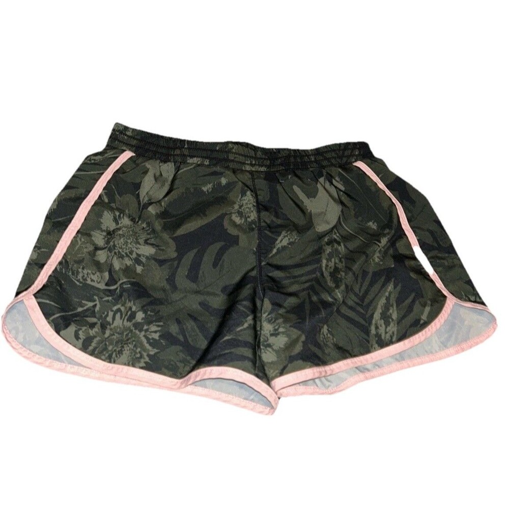 Old Navy Active Junior Teens Girls XL (14) 100% Polyester Green Running Shorts